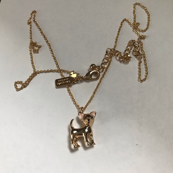 ❗️LAST 1❗️NWOT Kate Spade chihuahua mini necklace - Picture 2 of 3